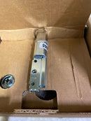 Simplex - 710826D Kaba 7100 Series Metal Mechanical Pushbutton Auxiliary Lock with Thumbturn, 25mm Tubular Deadbolt, Flat Front Face Plate, 60mm Backset, Satin Chrome Finish