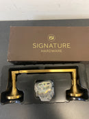 Signature Hardware Lentz Wall Mounted Pivoting Toilet Paper Holder
