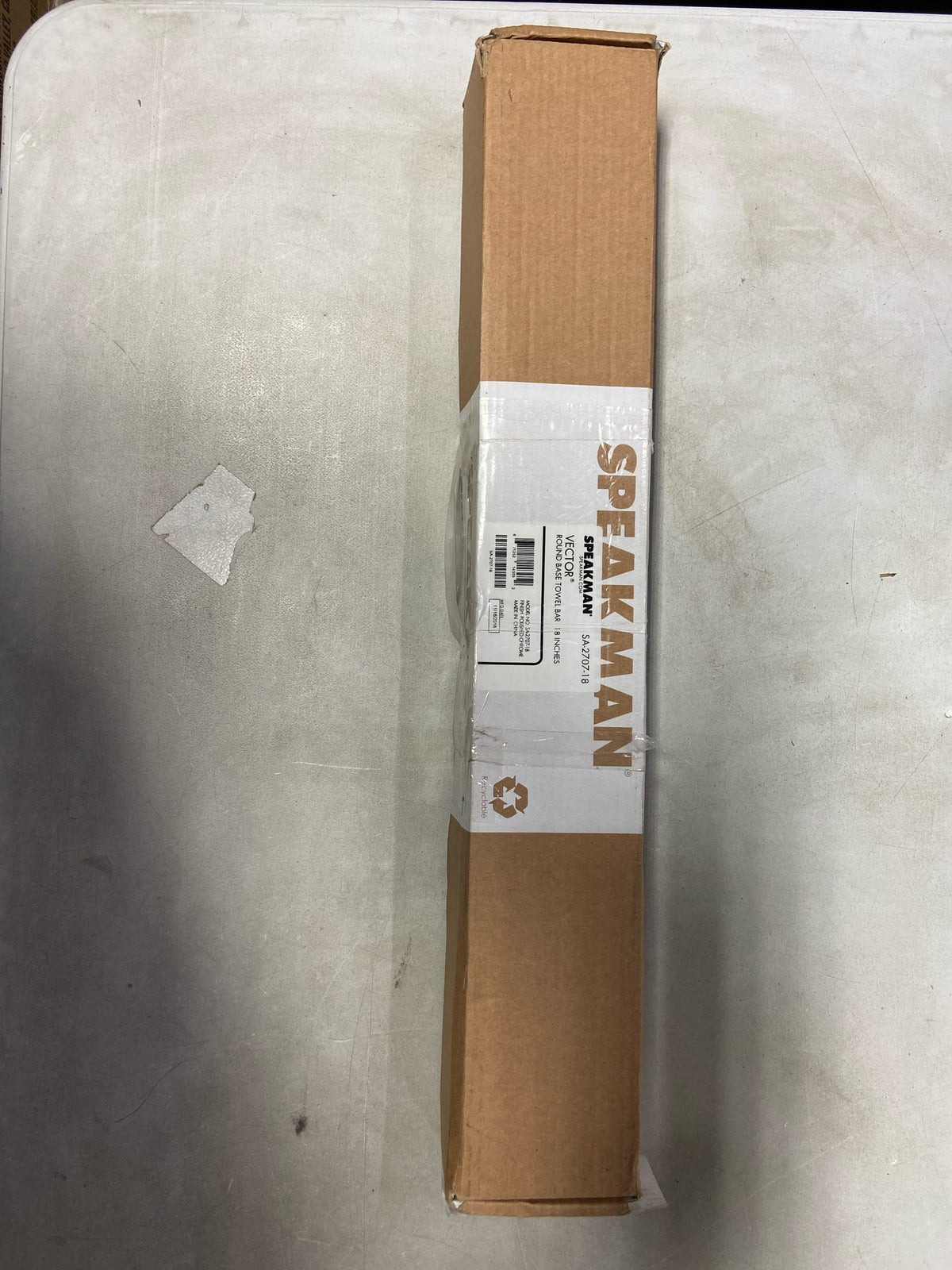 Speakman SA-2707-18 Vector 18" Towel Bar - Polished Chrome