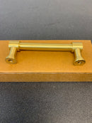 Signature Hardware 441723 Strasbourg 3-3/4 Inch Center to Center Bar Cabinet Pull - Satin Brass