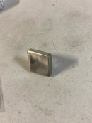 Belwith Keeler Flex Collection Knob 1-1/4 Inch Square Satin Nickel Finish