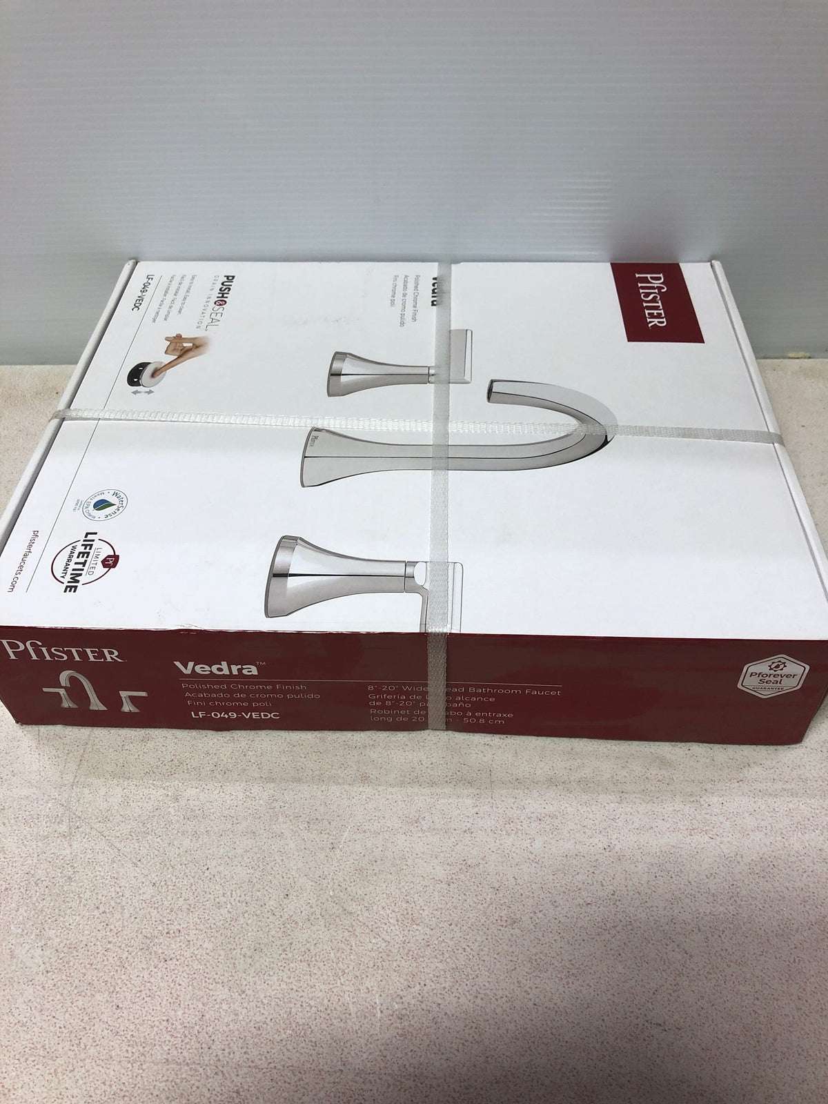 Pfister LF-049-VEDC Vedra 1.2 GPM Widespread Bathroom Faucet with Pop-Up Drain Assembly - Polished Chrome