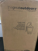 The Great Outdoors 72482-143C Marquee 4 Light 21" Tall Outdoor Wall Sconce with Seedy Glass - Oil Rubbed Bronze / Gold