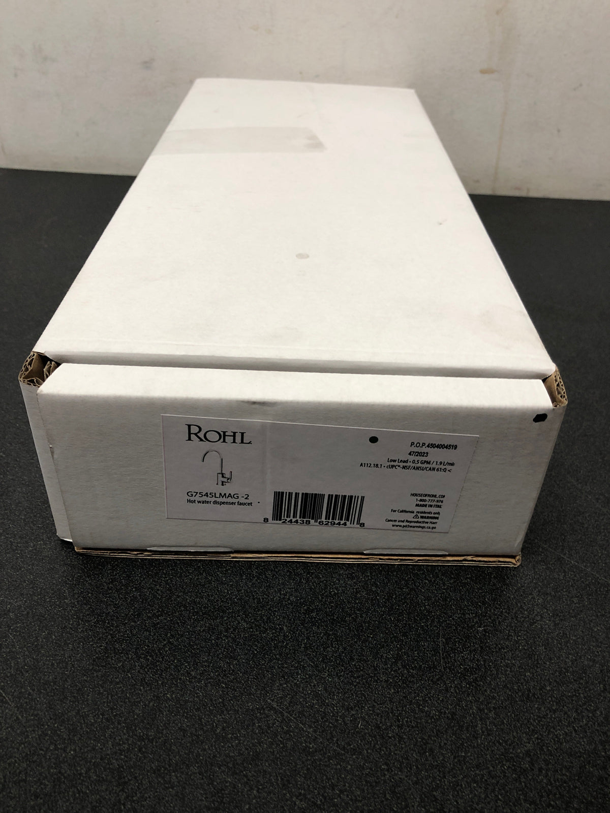 Rohl G7545LMAG-2 Lux 0.5 GPM Hot Water Dispenser - Antique Gold