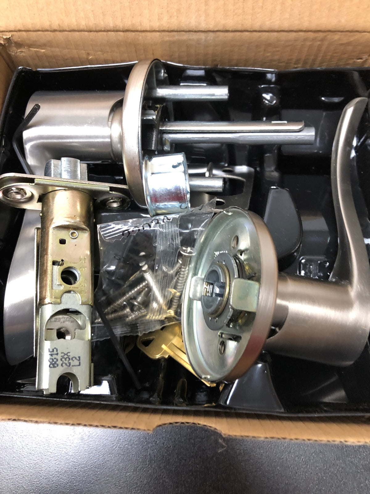 Balboa entry lever - 405 series with pin and tumbler - boxpack