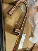 Signature Hardware 369598 Finite 1.75 GPM Single Hole Pull Down Kitchen Faucet - Antique Copper