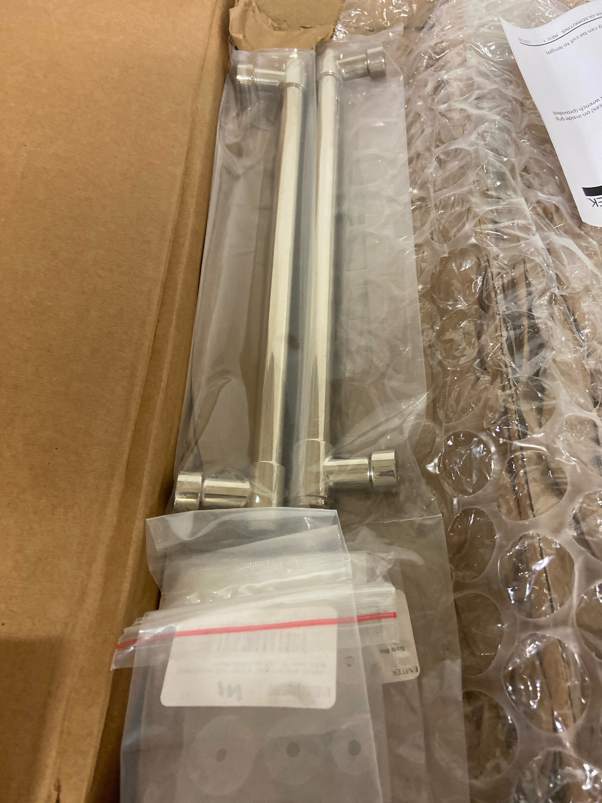 Emtek GBTB86693US14 Jasper 12" Center to Center Back to Back Appliance Door Pull Set - Polished Nickel
