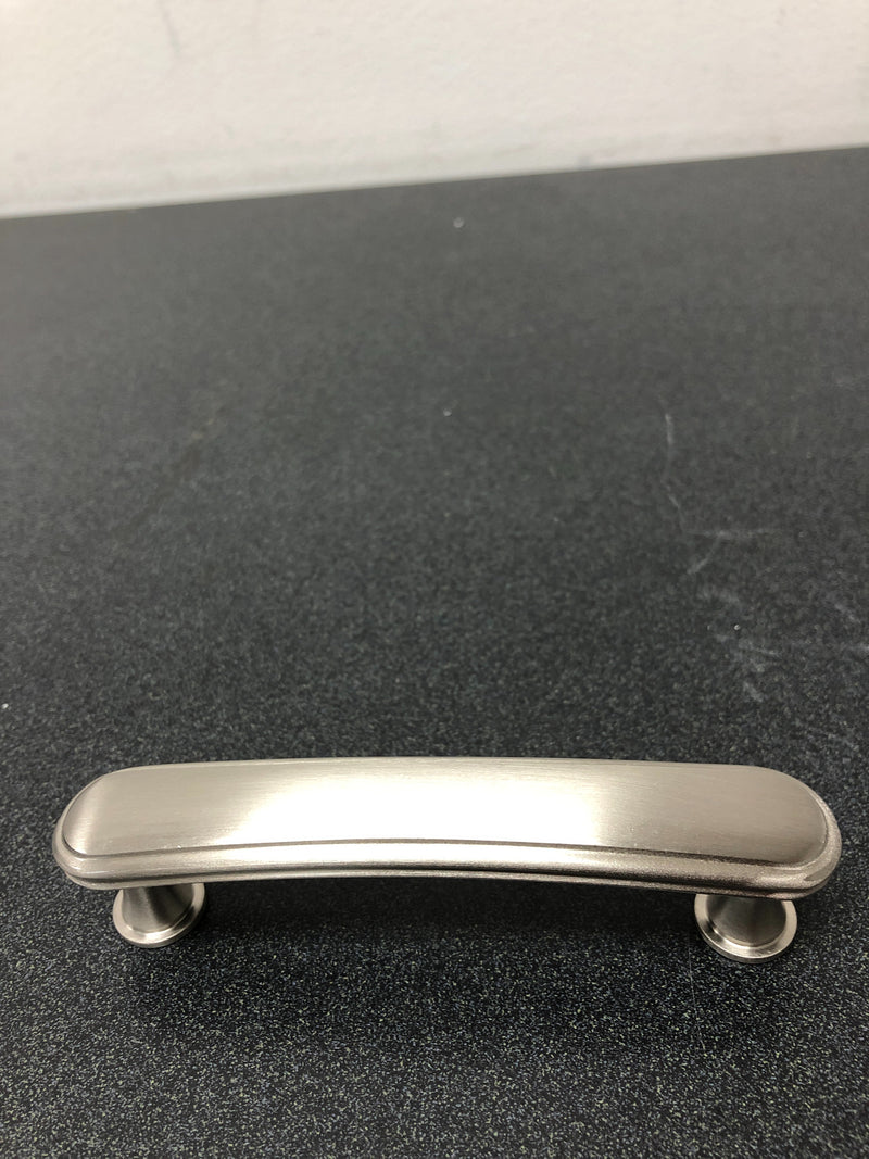 Baldwin 4367150 4 in. dia. satin nickel center to center severin fayerman pull
