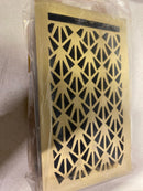 Signature Hardware 482004 Alexey Brass Floor Register - 6" x 10" - Brushed Brass