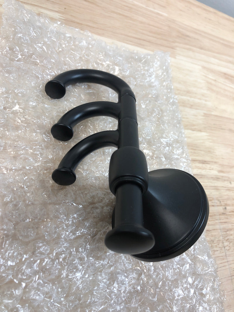 Delta ACC35-MB Accolade Expandable Multi-Purpose Towel Hook Bath Hardware Accessory in Matte Black