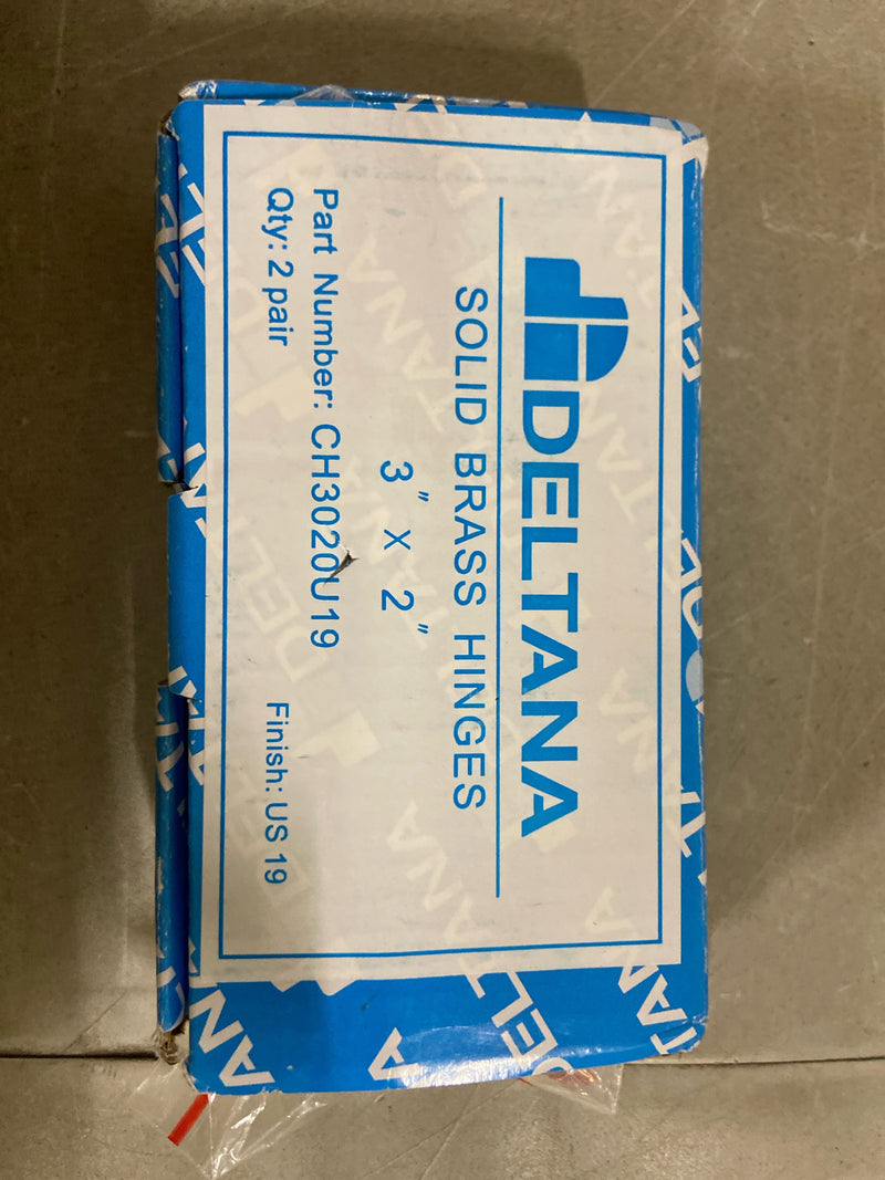Deltana CH3020U19 - Cabinet Hinge SB 3.0X2.0 US19