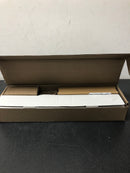 Baldwin EESANxCONCQE112 Santa Cruz Full Plate Single Cylinder Keyed Entry Handleset with Interior Contemporary Knob and Emergency Egress Function - Venetian Bronze