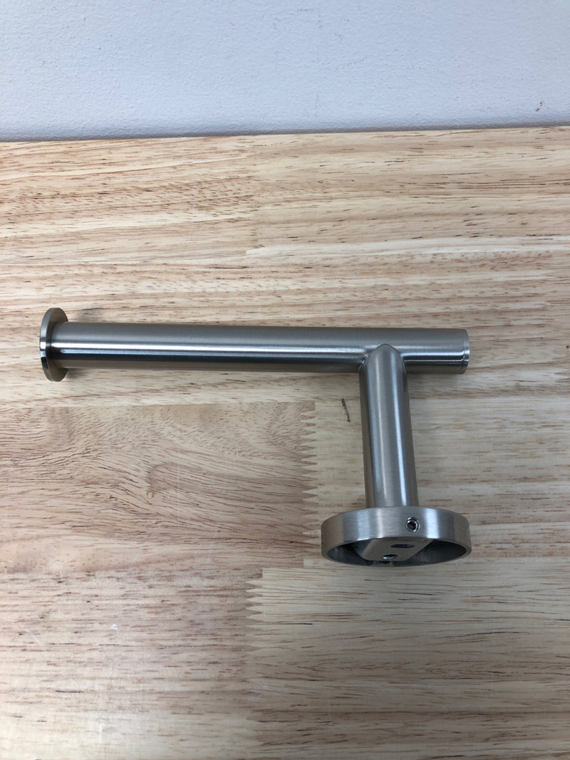 ICO Bath V67024 Lava Wall Mounted Toilet Paper Holder (RH Post) - Brushed Nickel
