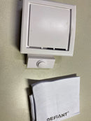 Defiant Wireless Plug-In Doorbell Kit with 1 Push Button, White