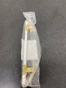 Amerock BP778160BGLWHT Urbanite 6-5/16 Inch Center to Center Bar Cabinet Pull - Brushed Gold / White