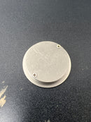 Deltana FP238U15 2-1/2" Diameter Solid Brass Round Flush Sliding Door Pull - Satin Nickel