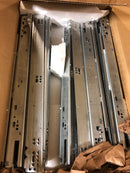 Blum 563H5330Bx5 Tandem Plus Blumotion 21" Drawer Runner Pair for Face Frame, Silver, Nickel Finish (Pack of 5)