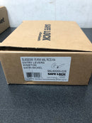 Kwikset SL6000WI Winston Single Cylinder Keyed Entry Door Lever Set with Round Rose from The Safe Lock Collection - Satin Nickel