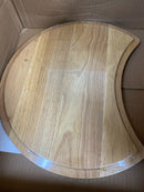 Houzer CB-1800 16-1/8" x 16-1/8" Rubberwood Cutting Board - Tan