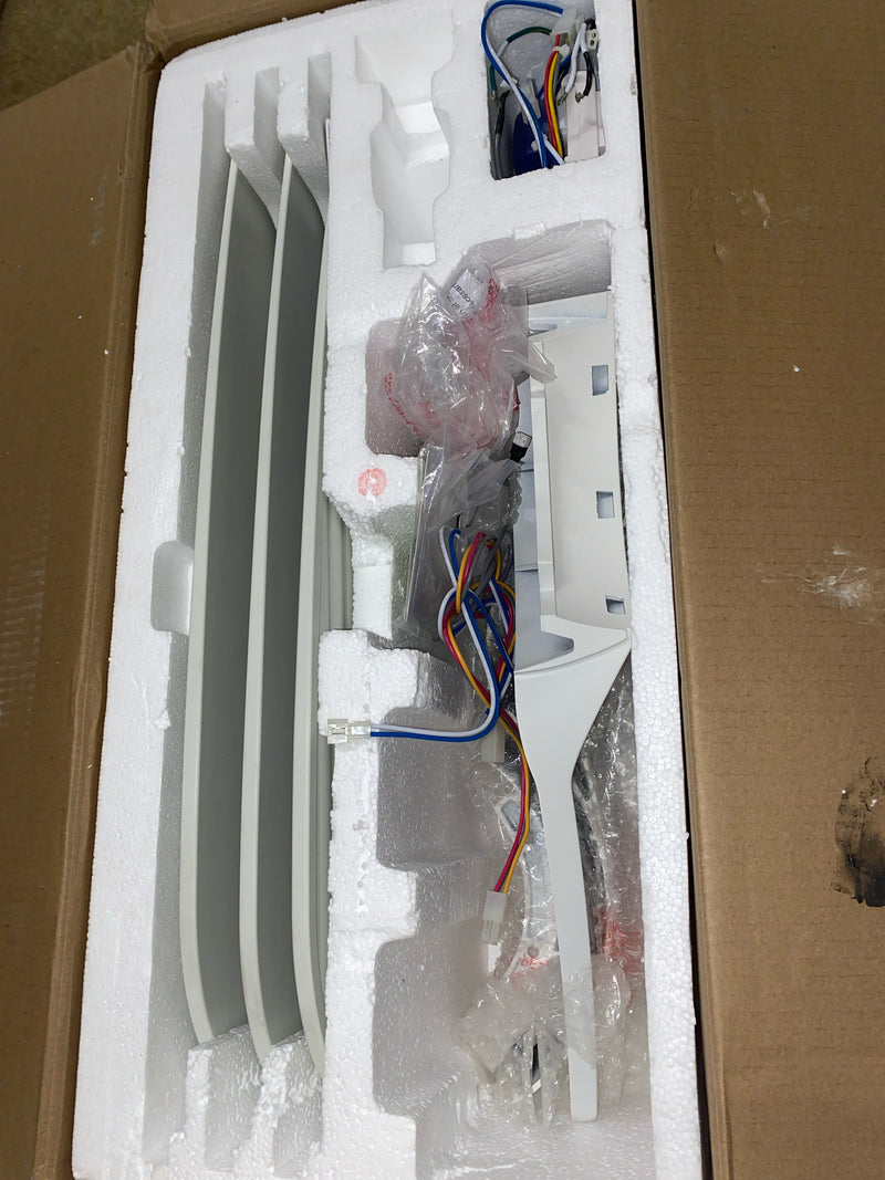 Minka Aire F675L-WHF Seacrest - LED 60 Inch Ceiling Fan, Flat White Finish with Flat White Blades and Etched Opal Glass