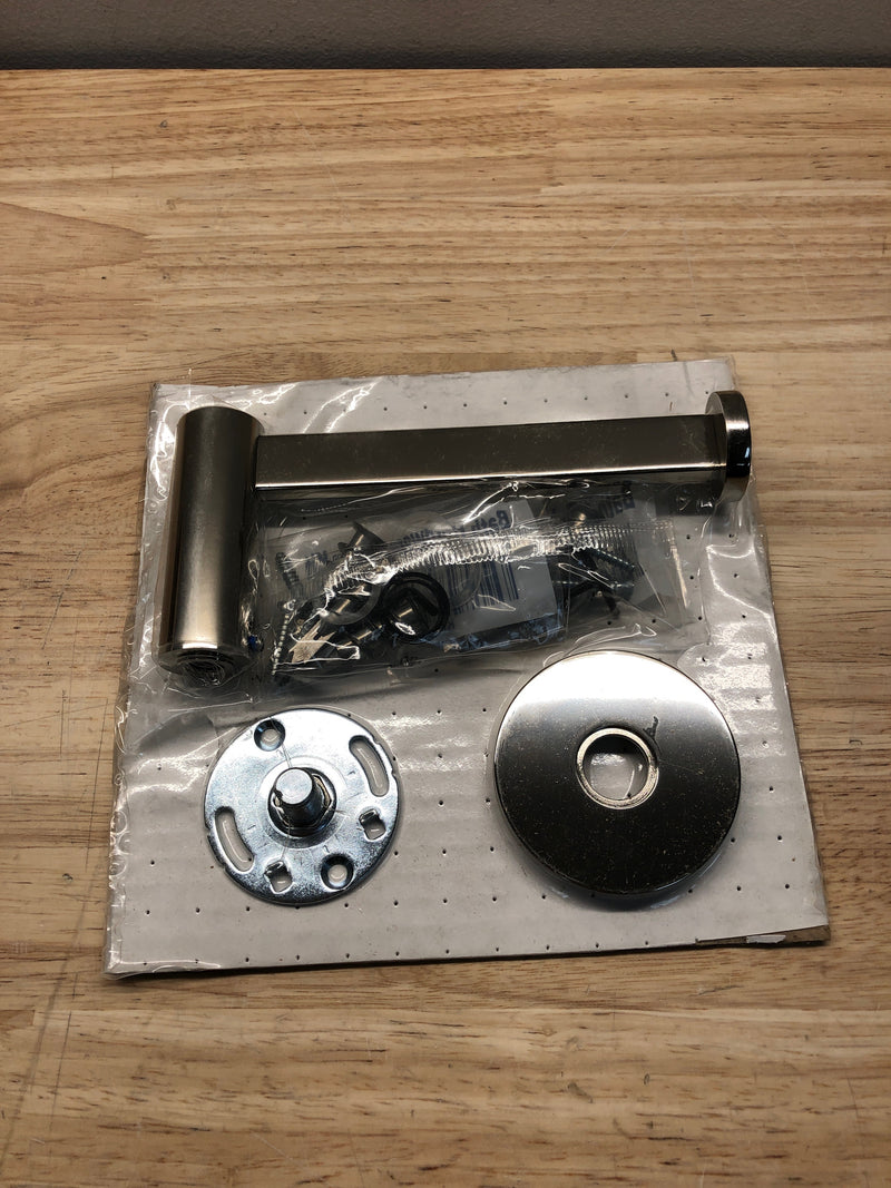 Emtek 2804US14 Modern Single Post Toilet Paper Holder from the Contemporary Collection - Polished Nickel