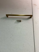 Alno A430-8-SB Vogue 8" Center to Center Modern Luxe Solid Brass Cabinet Handle / Drawer Pull - Satin Brass