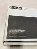 Delta 537-SSMPU-DST Velum Single Handle Single Hole Bathroom Faucet with Deckplate Included and Drain Kit Included in Stainless