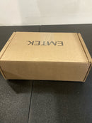 Emtek 2115US7134 Modern Rectangular 7-1/4 Inch Privacy Mortise Pocket Door Lock for 1-3/4" Thick Doors - French Antique