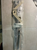 Rev-A-Shelf LD-2942-18-15-1 Lazy Daisy Polymer Double 2 Tier 18" Pie Shaped Door Mount Lazy Susan with 26-31" Adjustable Pole for Corner Wall Cabinets - 50 lb Weight Capacity - Almond