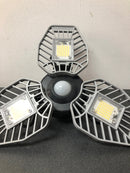 Beyond bright BEBRPRO-MC4 7.5 in. x 4.25 in. 6000 Lumens Single Pole Occupancy LED Flush Mount Motion Activated Garage Light