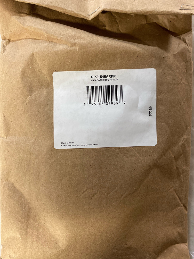 Delta RP71545ARPR Cassidy Kitchen Faucet Escutcheon - Lumicoat Arctic Stainless