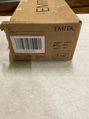 Emtek 4212PUS7 Melrose Full Plate Single Cylinder Keyed Entry Handleset with Providence Interior Knob - French Antique