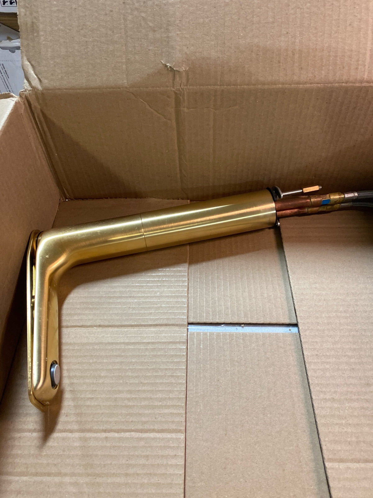 Graff G-6305-LM42V-BAU Sento 1.2 GPM Single Hole Bathroom Faucet - 24K Brushed Gold Plated