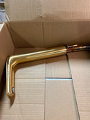 Graff G-6305-LM42V-BAU Sento 1.2 GPM Single Hole Bathroom Faucet - 24K Brushed Gold Plated