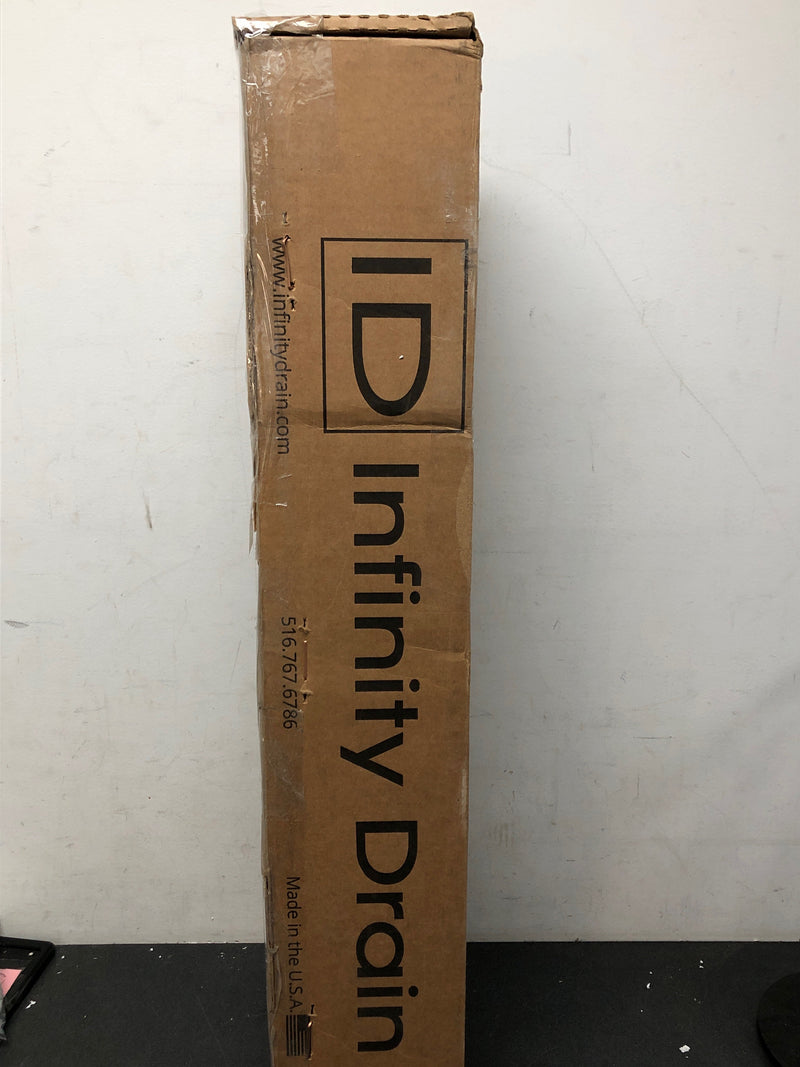 Infinity Drain FFTIF 6532 PS 32" FFTIF 65 Linear Drain Kit with Tile - Polished Stainless