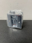 Deltana SDL25U26 2-3/4" x 2-1/2" Solid Brass Sliding Pocket Door Privacy Lock - Chrome