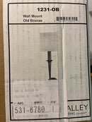 Hudson Valley Lighting 1231-OB Lourdes Single Light 19" Tall Wall Sconce - Old Bronze