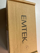 Emtek 8469US19 Square Brass Modern Single Cylinder Keyed Entry Deadbolt - Flat Black