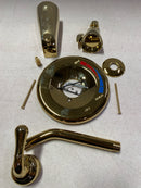 Kingston Brass KB632T Megallan Trim Only for Tub and Shower Faucet KB632, Polished Brass,7 inch Diameter Escutcheon