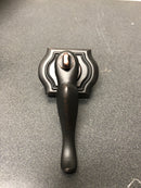 Baldwin 5237112LENT 5237 Left Handed Single Cylinder Keyed Entry Door Lever Set with R027 Rose from the Estate Collection - Venetian Bronze