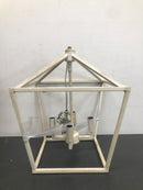 Millennium Lighting 3234-VW Ritner 4 Light 12" Wide Taper Candle Pendant - Vintage White