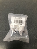 Top Knobs TK320HB Reeded 1-1/4 Inch Mushroom Cabinet Knob from the Chareau Collection - Honey Bronze