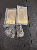 Emtek 96114US7 Residential Duty 4" x 4" Plain Bearing Full Mortise Cabinet Door Hinge - Pair - French Antique