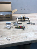 Kwikset 733KNL 15 RCAL UL 3031 Kingston Satin Nickel Round Bed/Bath Reversible Door Lever