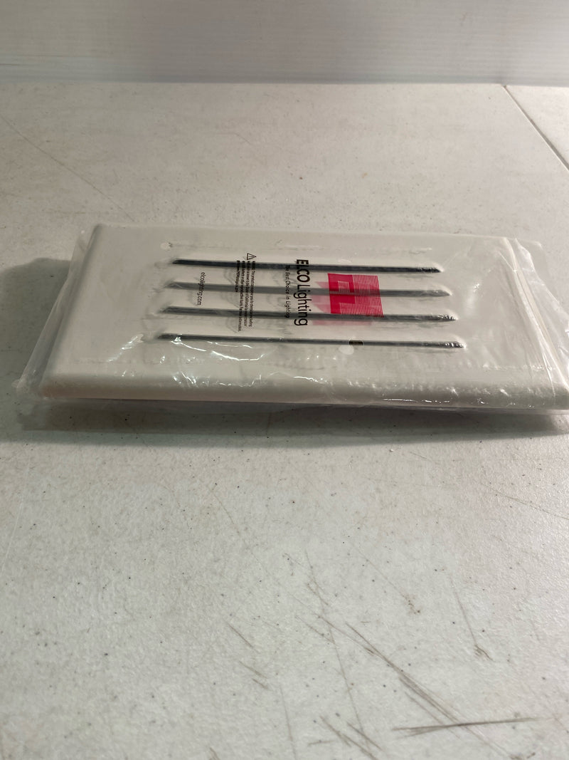 Elco Elst10 Replacement Louvered Faceplate - White