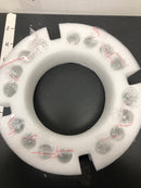 Antoine HY-8222-36G 36 in. Integrated LED Indoor Gold Crystal Chandelier Retractable Blades Ceiling Fan with Light and Remote