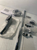 Delta 51386-PR Universal Showering Components 1.75 GPM 3-Setting Handshower with Slide Bar - Lumicoat Chrome