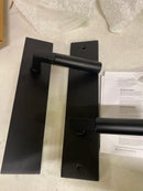 Signature Hardware 455665 Tolland Solid Brass Dummy Door Knob Set - Matte Black