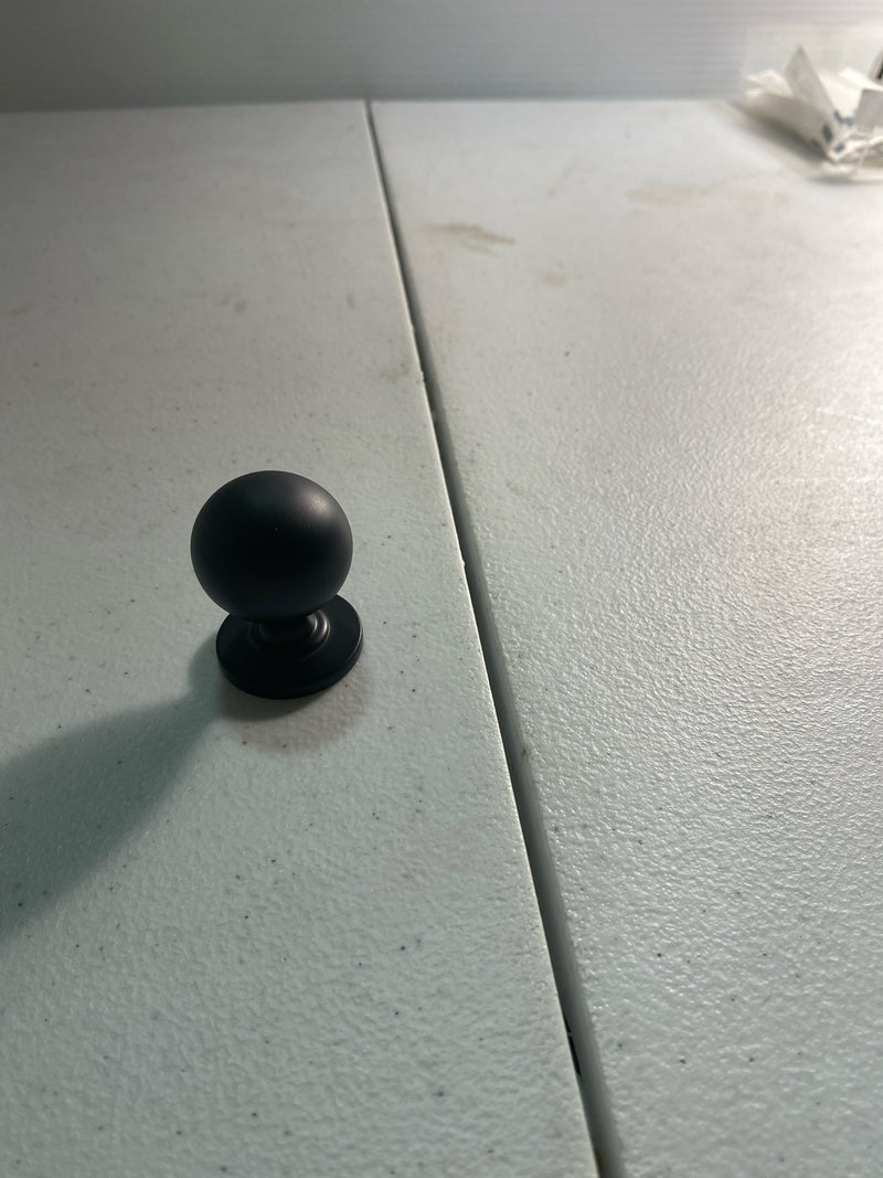 Signature Hardware 444216 Rodino Round Cabinet Knob - Matte Black