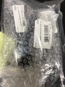 Emtek 2233US19 3 Piece Extendable Base Mounted Door Stop from the Door Accessories Collection - Flat Black